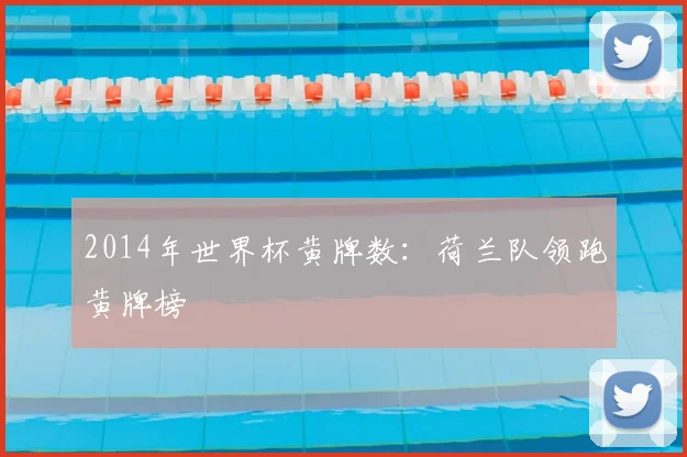 2014年世界杯黄牌数：荷兰队领跑黄牌榜